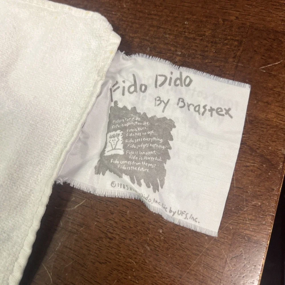 Set Of 2 VTG Estate 1985 Fido Lido‎ Dido by Brastex Pool Beach Bath Towels 27x58